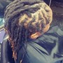 Cornrow Flat Twist Single Braid Half Up Half down Style (Natural Hair)