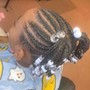 Kid's Braids(Weave added)