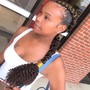 Braid Ponytail w/ Hair Brazilian 7A Hair