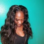 straight Lace Closure Sew In W/ straight Cambodian Hair * 16” 5x5 HD lace closure , 16” and 18” straight Cambodian hair