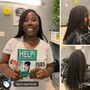 Removal of Crochet & base braid (my work only)