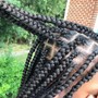 Small Knotless Braids