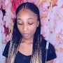 Kid's Natural Hair Cornrow with beads