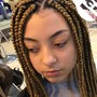 Small knotless braids