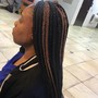 Small knotless braids