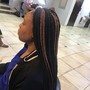 Small knotless braids