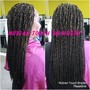 Natural Hair Box Braids