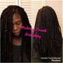 Natural Hair Box Braids