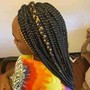 Kids Braided Ponytail Medium (Midback)