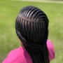 Large stitch ponytail