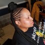 Feed-In w/Crochet Braids