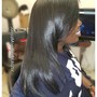 (Frontal Effect) Lace Closure Sew In