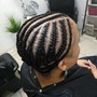 Large Feed-in Braids