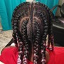 2 Kid braids (no extensions)