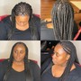 2 Bohemian feed-in Braids