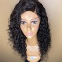 Human hair wig install