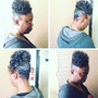 Relaxer trim and style