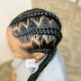 2 Braids with mini design stitch