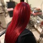 Permanent Color added with a shampoo service