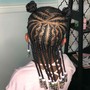 Kid's Braids w/ HAIR ADDED