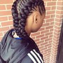 Kids Braided Ponytail Medium (Midback)