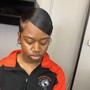 Frontal with sew in Ponytail