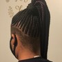 Sleek ponytail