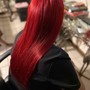 Permanent Color added with a shampoo service