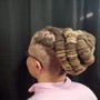 Natural Updo Style