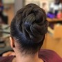 Feed In Braid Ponytail/Bun