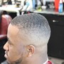 Mens cut with shave