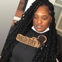 Large Knotless Box Braids