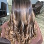 Relaxer Touch Up, Blowout, Wand / Barrel Curls, Women's Trim