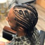 Cornrow Updo (Large/Medium)