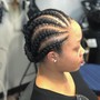 Cornrow Updo (Large/Medium)