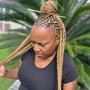 3-6 feed in braids straight back or curve