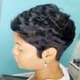 Relaxer with semi permanent/rinse