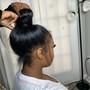 Half Up x Half Down Ponytail QUICKWEAVE