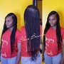 Small Straight back Braids