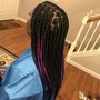 Baby’s ponytail with stitch braids &amp; beads (kids 6 &amp; under)