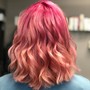 All over color, cut and style