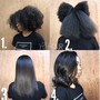 Virgin Hair Relaxer and Style