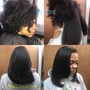 (Natural Texture) Cleanse and Straighten (Md. length)