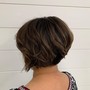 Woman haircut and style