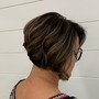 Woman haircut and style