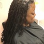 4 week Loc extension install touch up