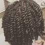 Strand twist (wet)