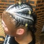 4 Feed In Cornrows