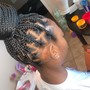 Large Knotless Braids