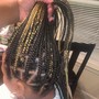 Feed In Ponytail Braids